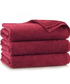 Bordowy ręcznik EGIPSKA BAWEŁNA bordo (gładki, bez haftu)