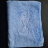 (WYPRZEDAŻ) Ręcznik 100x50 KOBIETA jasny niebieski EGIPSKA BAWEŁNA