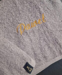 (WYPRZEDAŻ) Ręcznik 140x70 ciemno szary PAWEŁ imię FROTTE